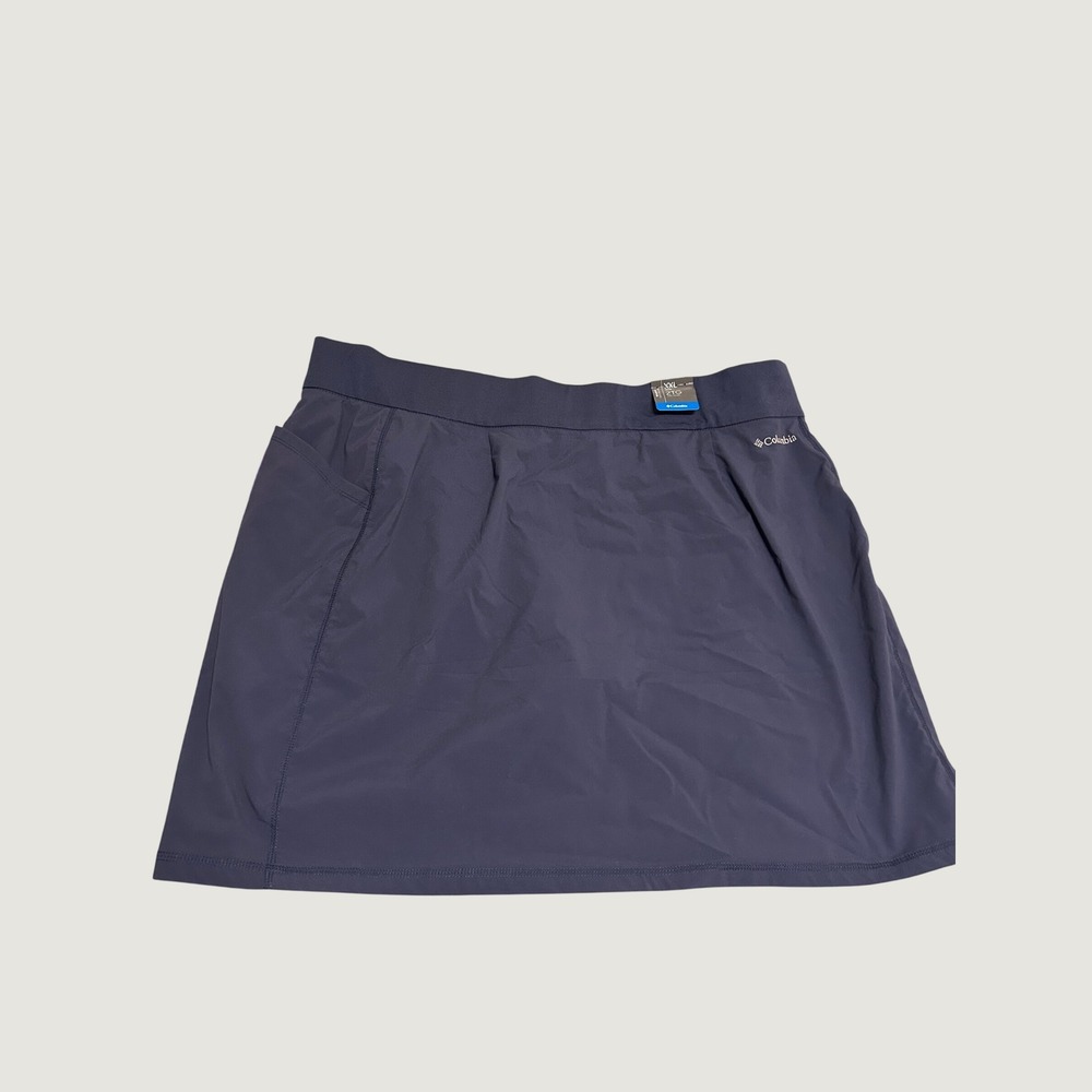 Columbia Skort Women XXL Navy Blue New Omni-Shade Athletic Hiking Skirt